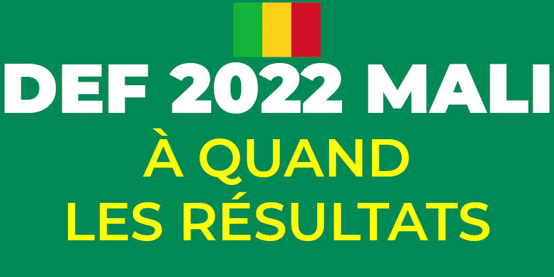 Résultat du DEF 2024 au Mali PDF - Rive gauche, Bamako