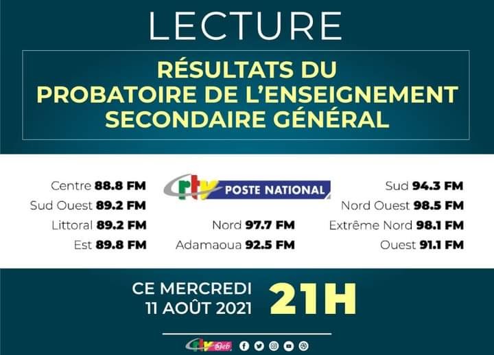 Résultats du Probatoire 2024 au Cameroun : Listes des Admis par Régions et par Centres d'Examens